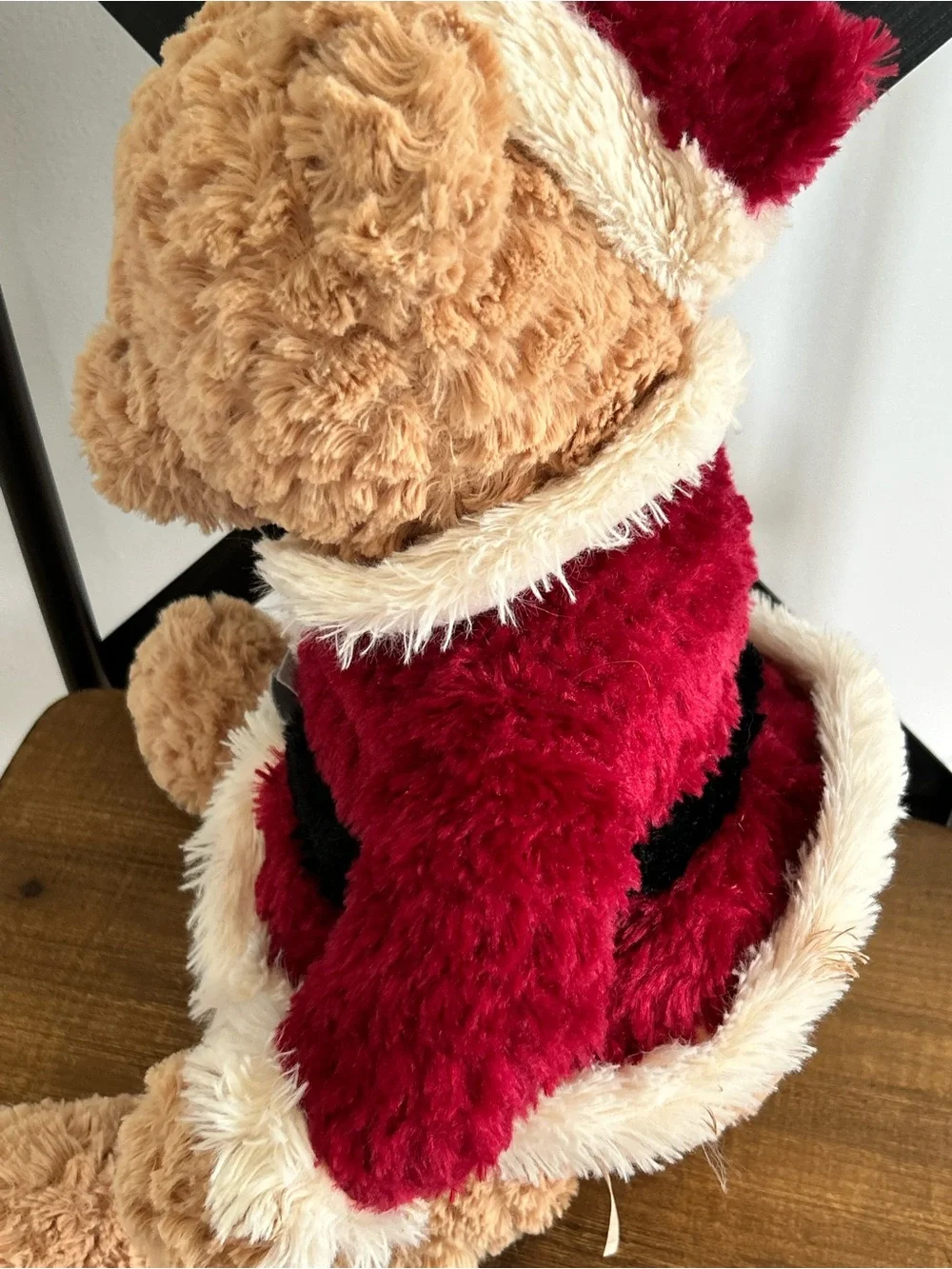 Dan Dee Holiday Teddy Bear Plush Santa Outfit Christmas soft collector bear